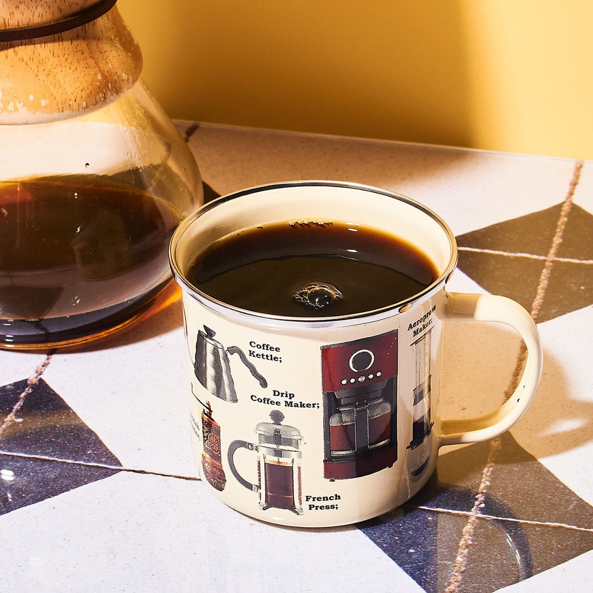 Coffee Maker Enamel Mug Coffee - Lover - Mug - Dad Day -