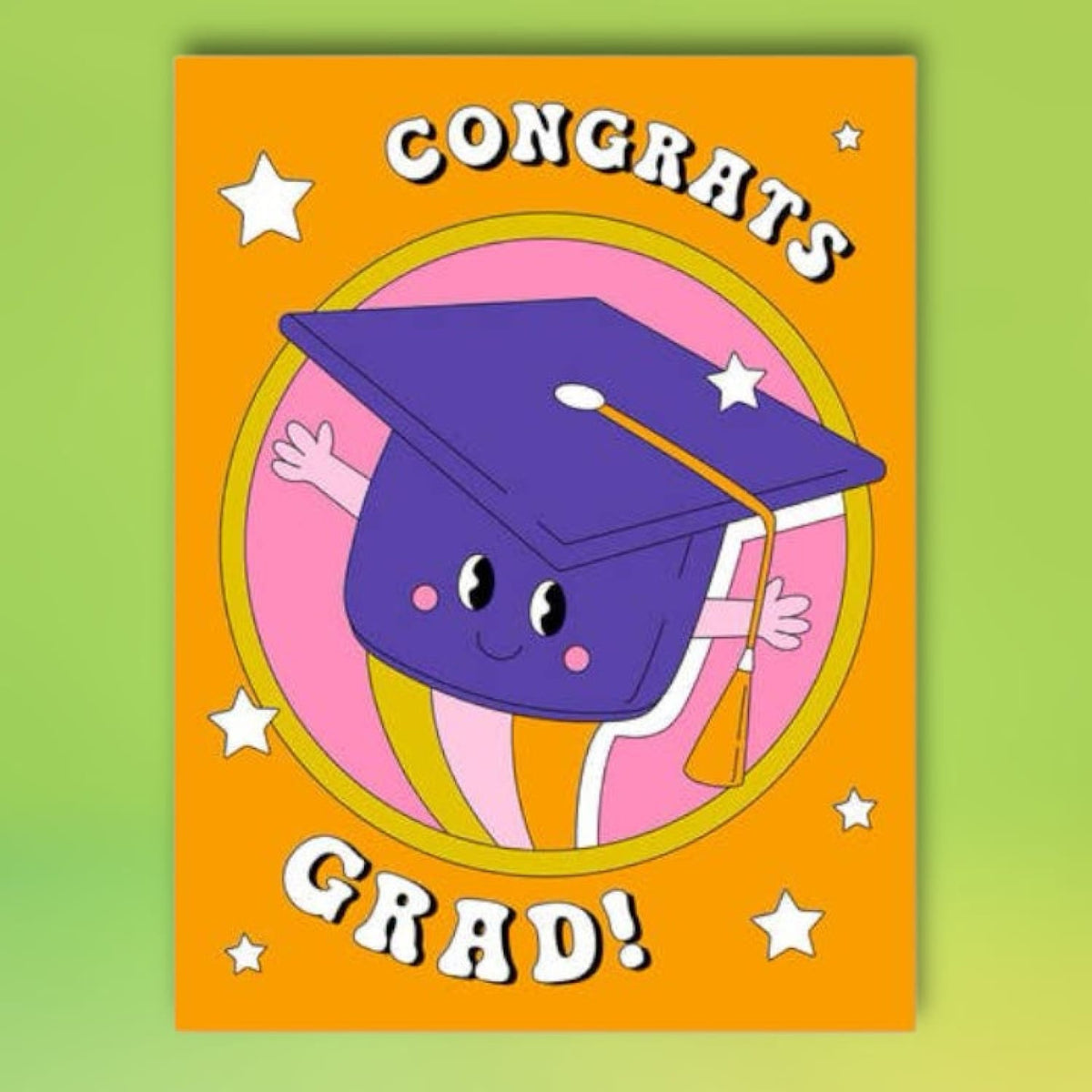 Congrats Grad Greeting Card A2 - Blank - Congrats