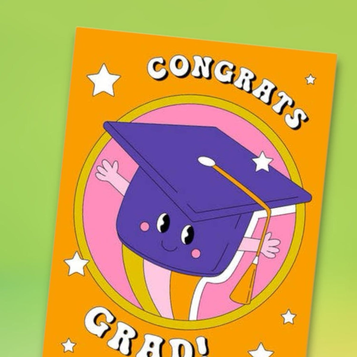 Congrats Grad Greeting Card A2 - Blank - Congrats