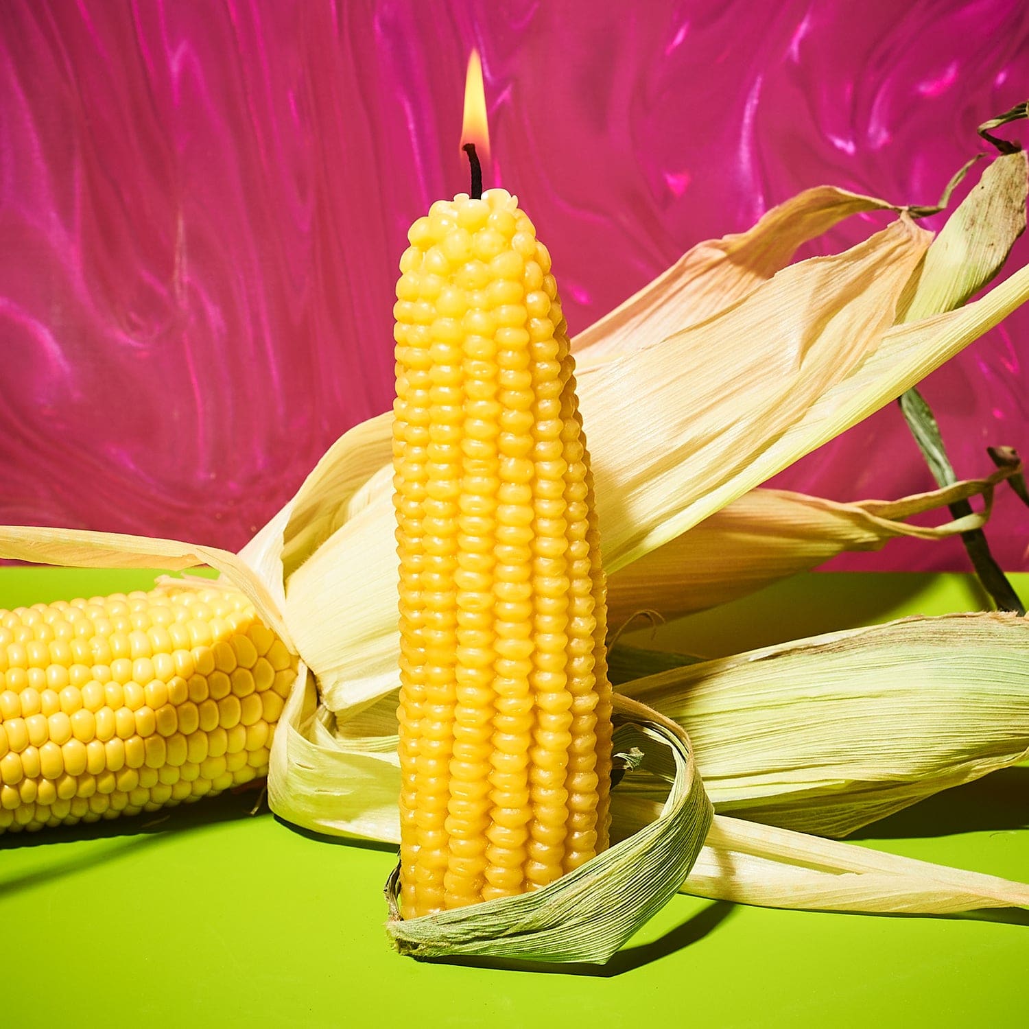 Beeswax Corn Cob Candle 0523 - Candle - Janinecontent - Q223