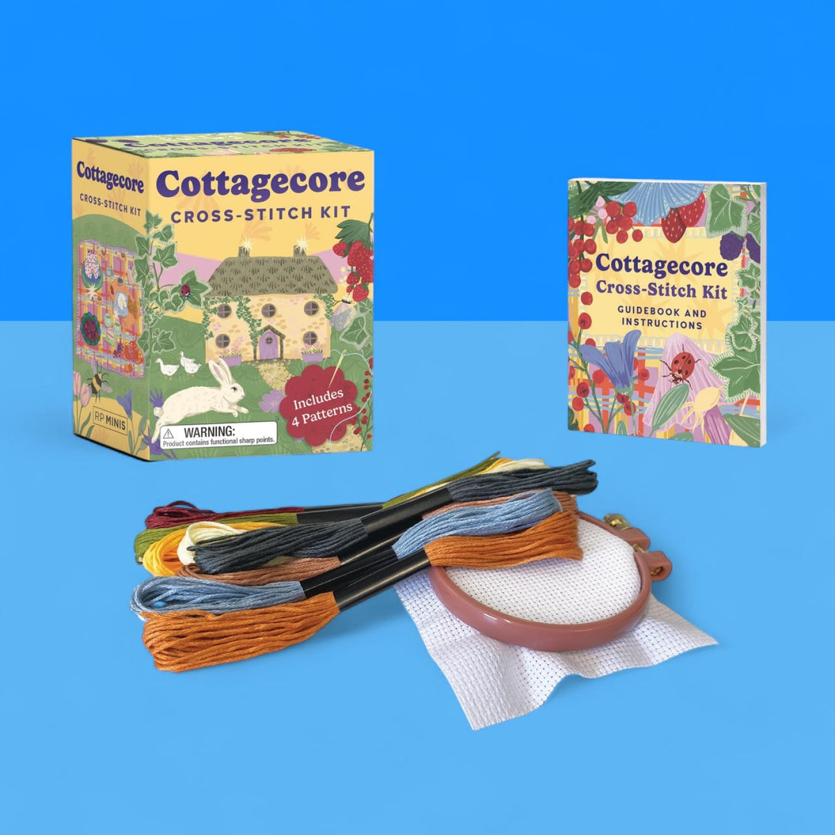 Cottagecore Cross-stitch Kit Activity - Book - Activity
