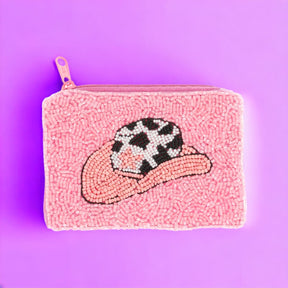 Beaded Zipper Coin Purse 0723 - Mmlistingidea - Q323 -