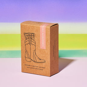 Cowboy Boot Match Holder Best Seller - Candle Accessory - 