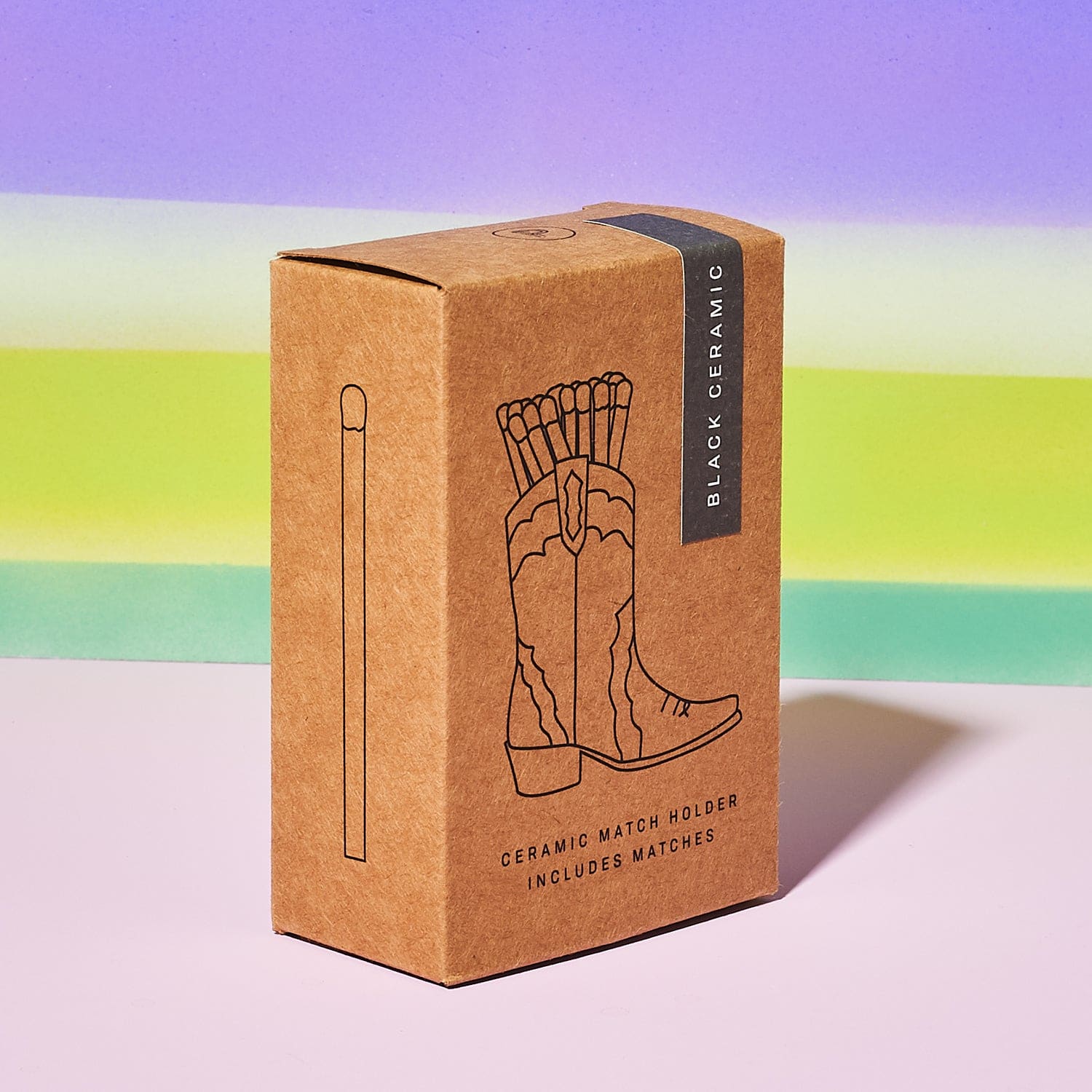 Cowboy Boot Match Holder Best Seller - Candle Accessory - 