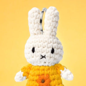 Crocheted Miffy Keychain Accessory - Bff Gifts - Bunny