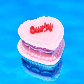 Cunty Heart Cake Candle Anniversary Gifts - Boxed Candle