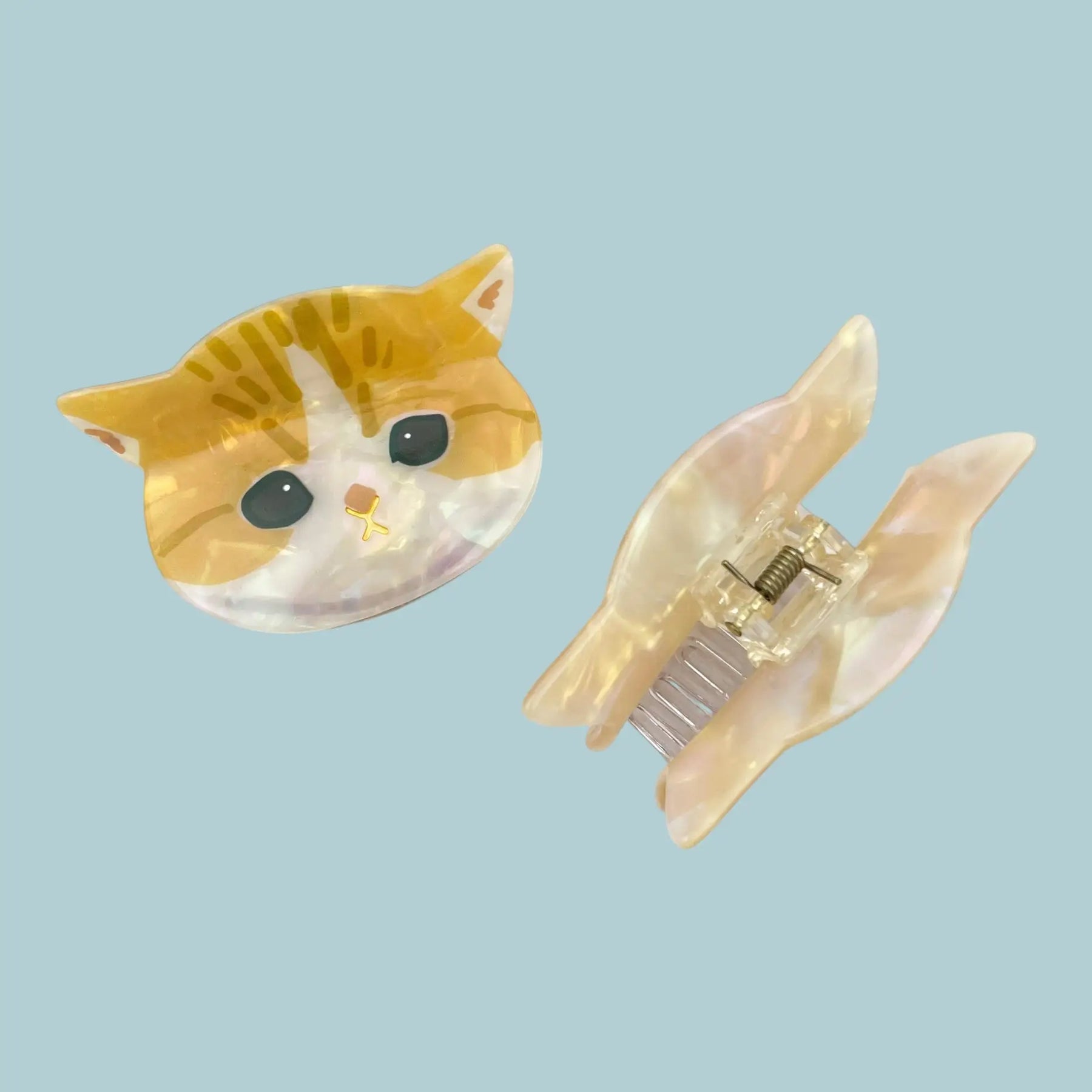 Cute Cat Head Claw Clip Hair | Friends Nyc Brooklyn Ny