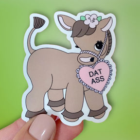 Cute Donkey Dat Ass Sticker Decorative Sticker - Gag Gift -