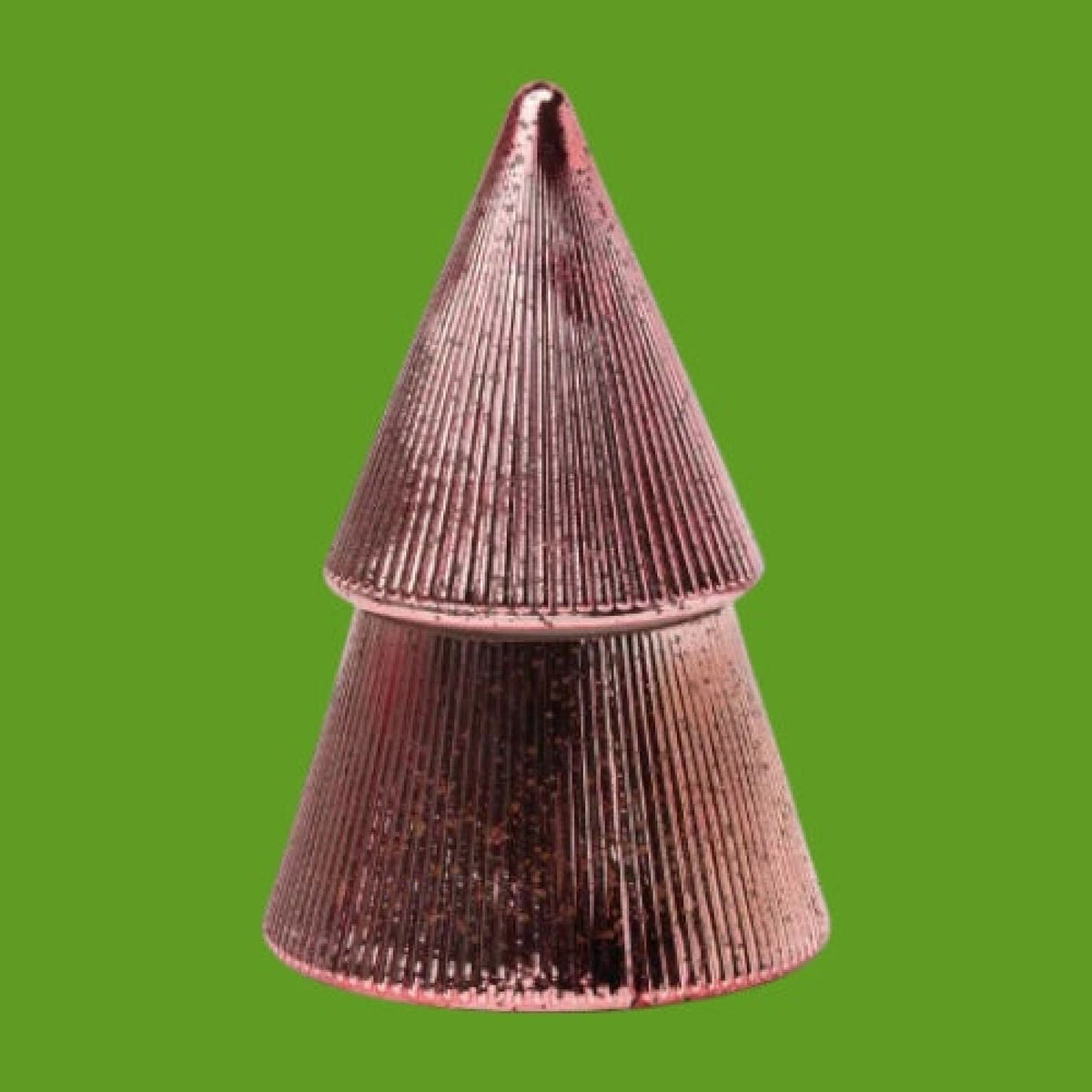 Cypress & Fir Mercury Stacked Tree Candle Candle