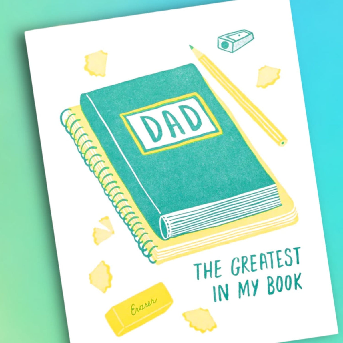Dad Book Father’s Day Card - Gift Retro Style Sneak Peek