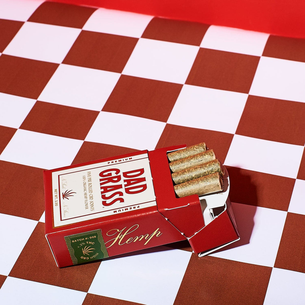Dad Grass Prerolls - 5 Pack 420boss - Alternative Smoke - 