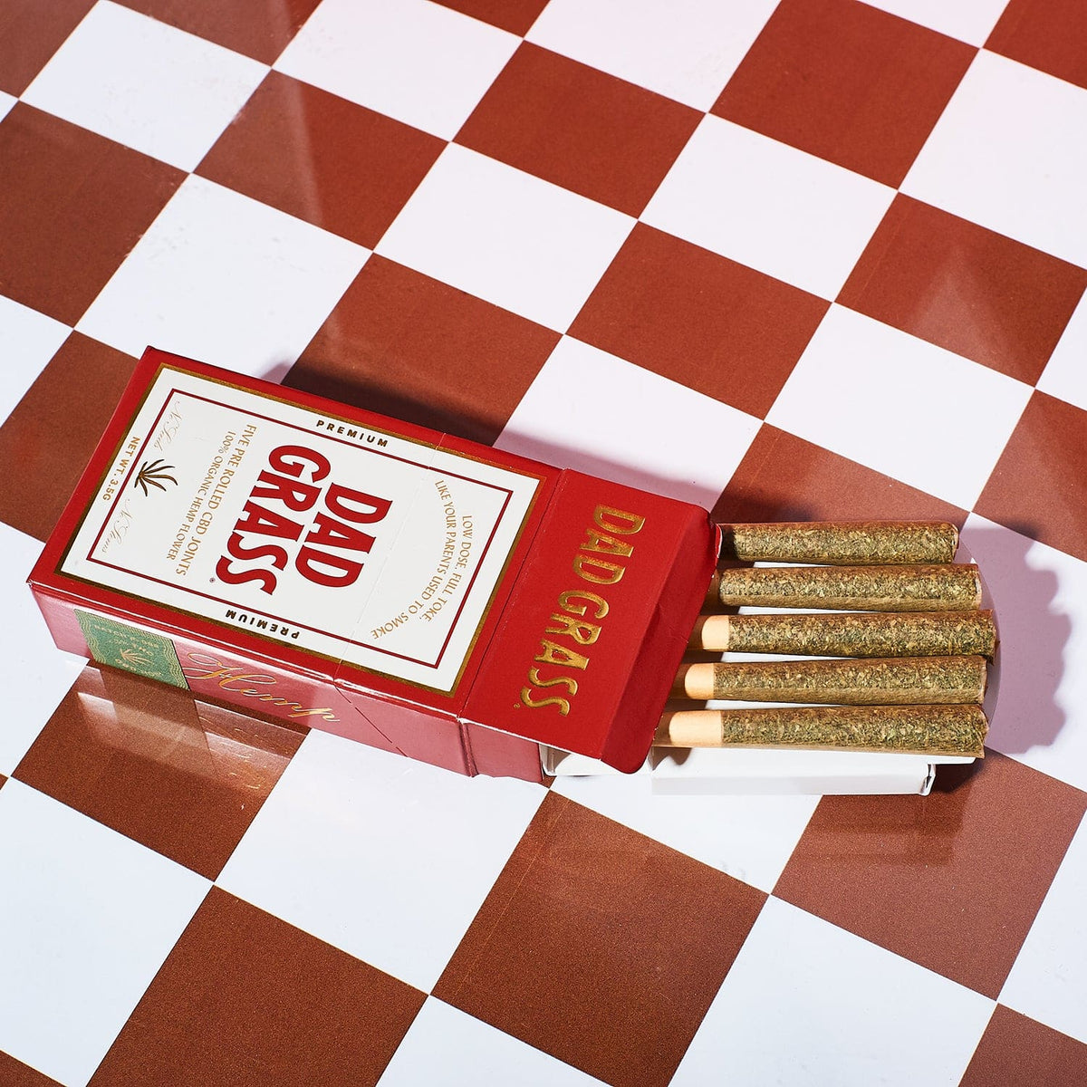 Dad Grass Prerolls - 5 Pack 420boss - Alternative Smoke - 