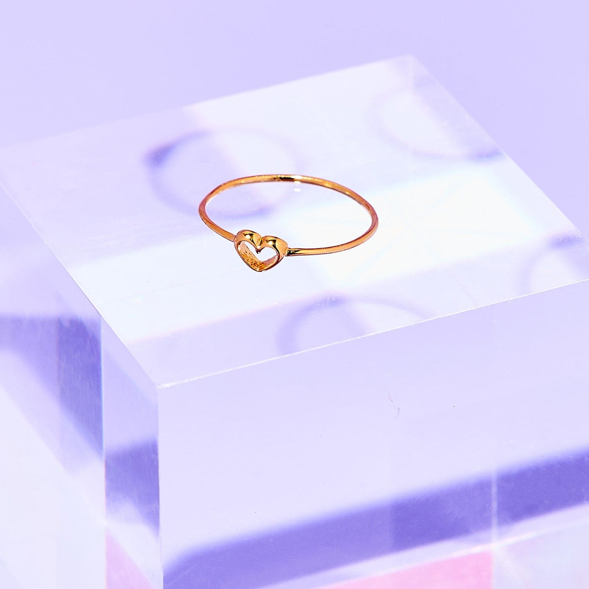 Dainty Open Heart Ring Anniversary Gifts - Heart Ring -