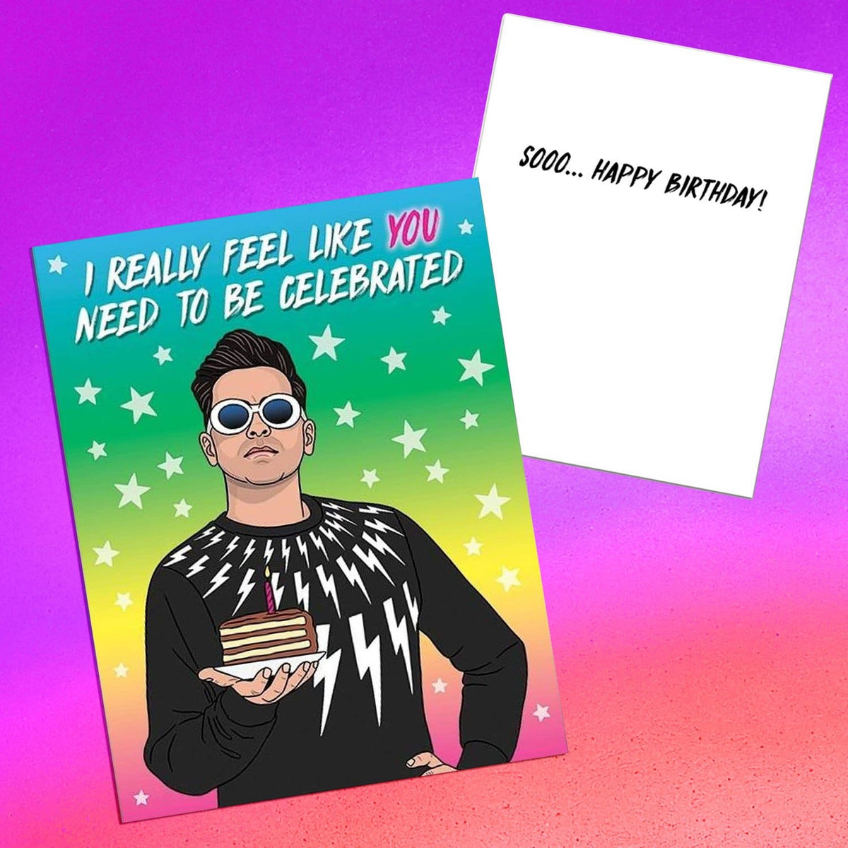 The found Greeting Card David Bday 1160 Groupbycolor - 