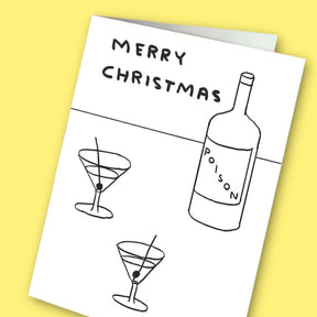 David Shrigley Holiday Card - Christmas Poison Christmas