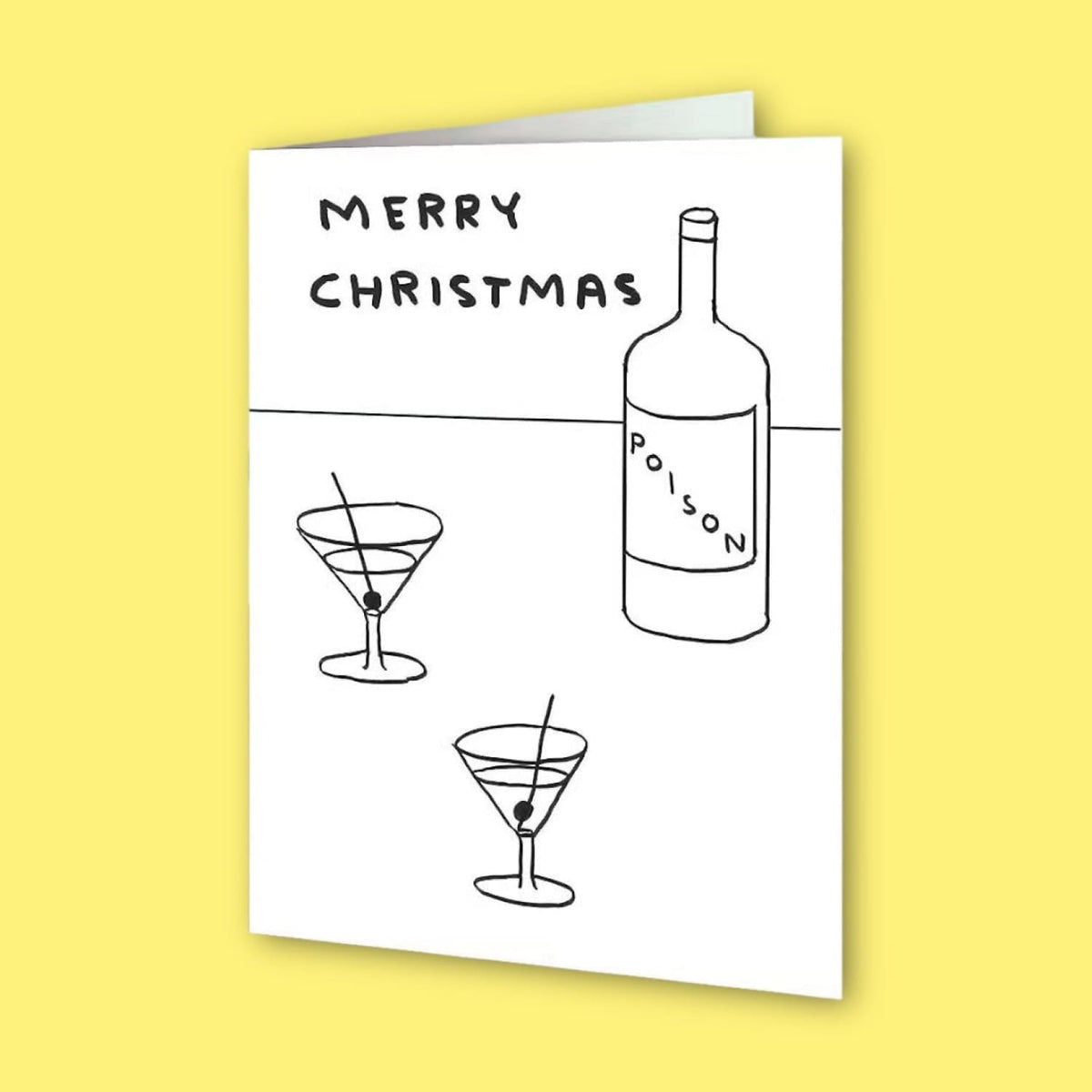 David Shrigley Holiday Card - Christmas Poison Christmas