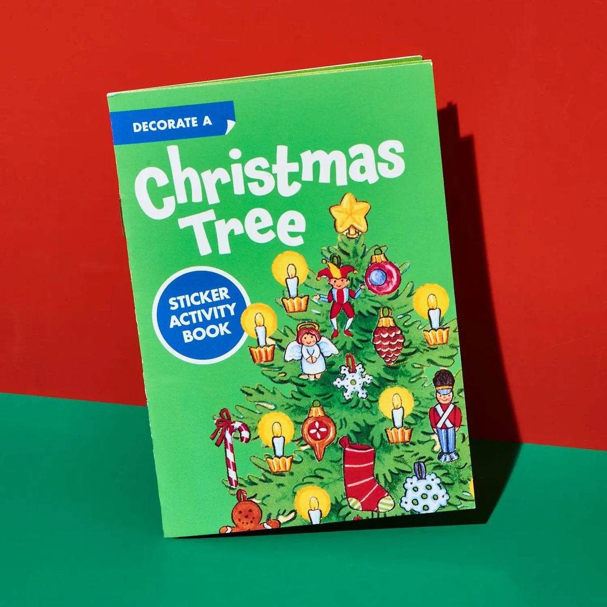 Decorate a Christmas Tree with 40 Stickers Reusable Sticker