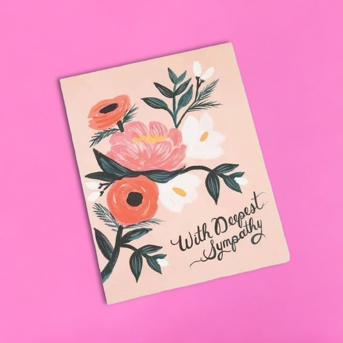 With Deepest Sympathy Greeting Card Greeting Card