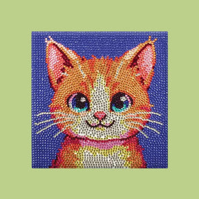 Diamond Painting Kit - Cat | Friends Nyc Brooklyn Ny