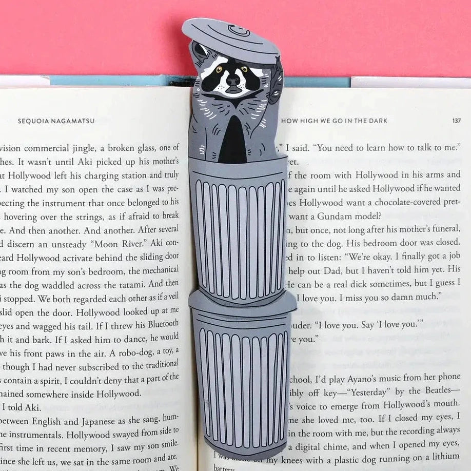 Die Cut Raccoon Bookmark | Friends Nyc Brooklyn Ny