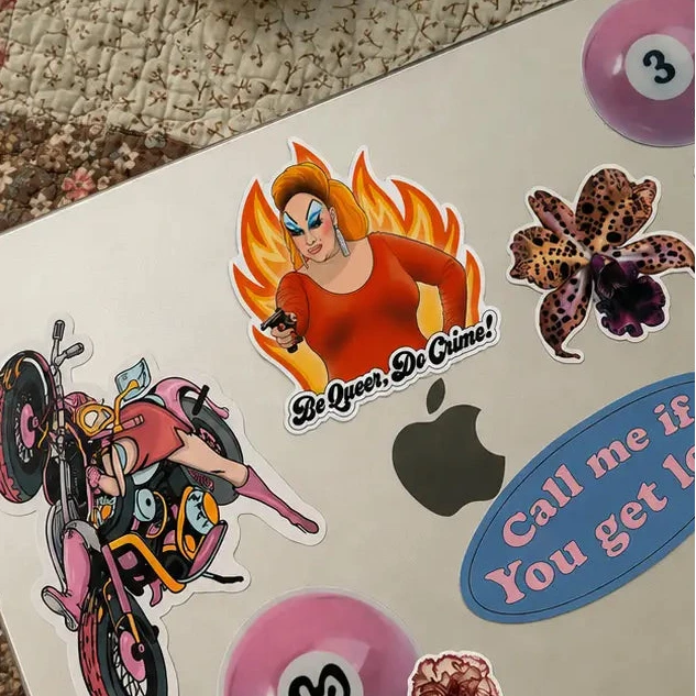 Die Cut Sticker - Divine be Queer do Crime! the Found Crime