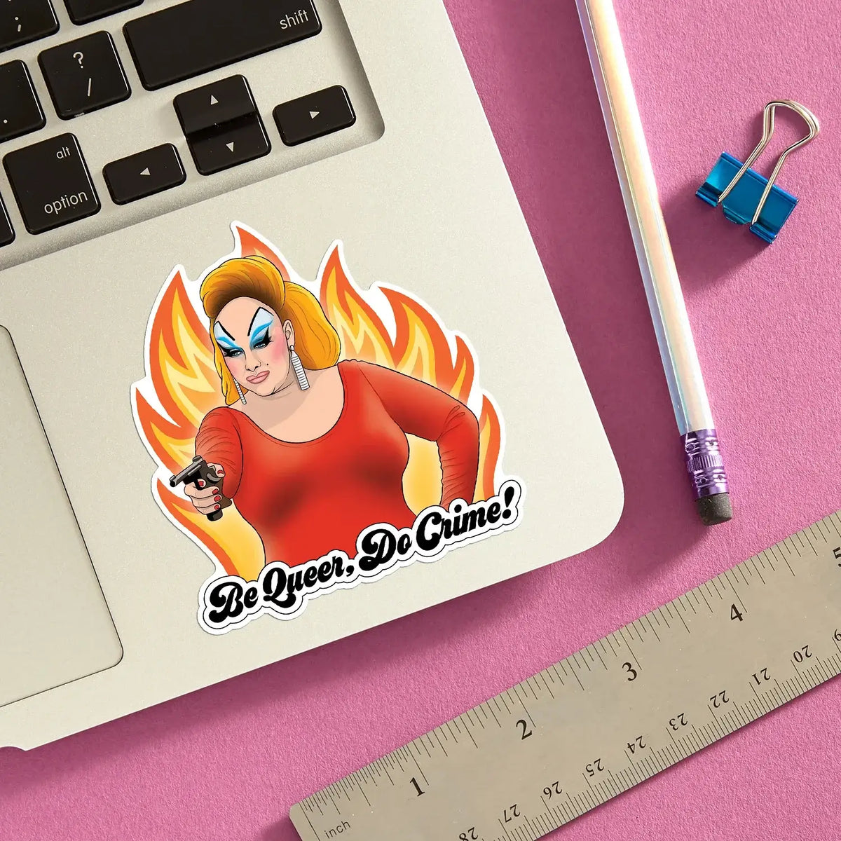 Die Cut Sticker - Divine be Queer do Crime! the Found Crime