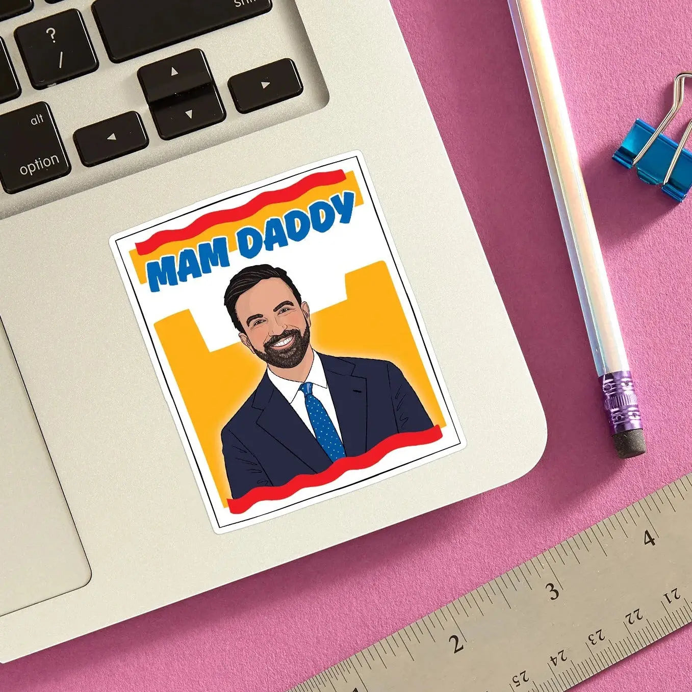 Die Cut Sticker - Zohran Mamdaddy Mamdani Mam Daddy