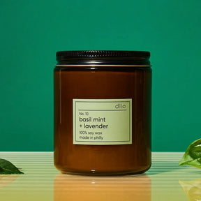 Dilo - Basil Mint and Lavender 7.5 Oz Candle - Home