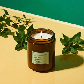 Dilo - Basil Mint and Lavender 7.5 Oz Candle - Home