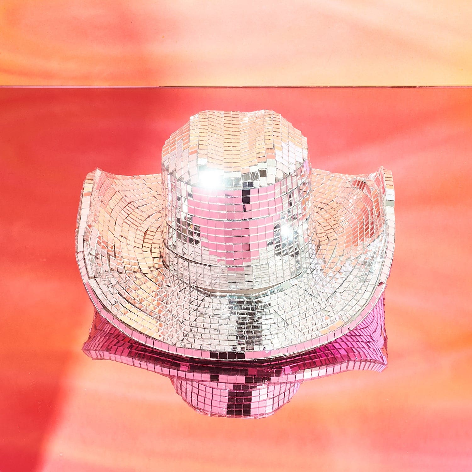 Disco Ball Cowboy Hat Sculpture 70s - Bff Gifts Dopamine