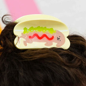 Hot Doggy Dog Hair Claw Cute Hair Clip - Dog - Lover -