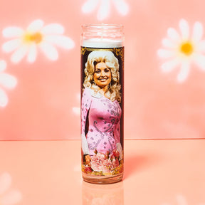 Dolly Parton Pillar Candle Bobbyk - Candle - Celeb - 