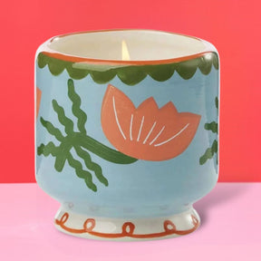 A Dopo Ceramic Candle Black Cedar and Fig - Boxed - Cactus