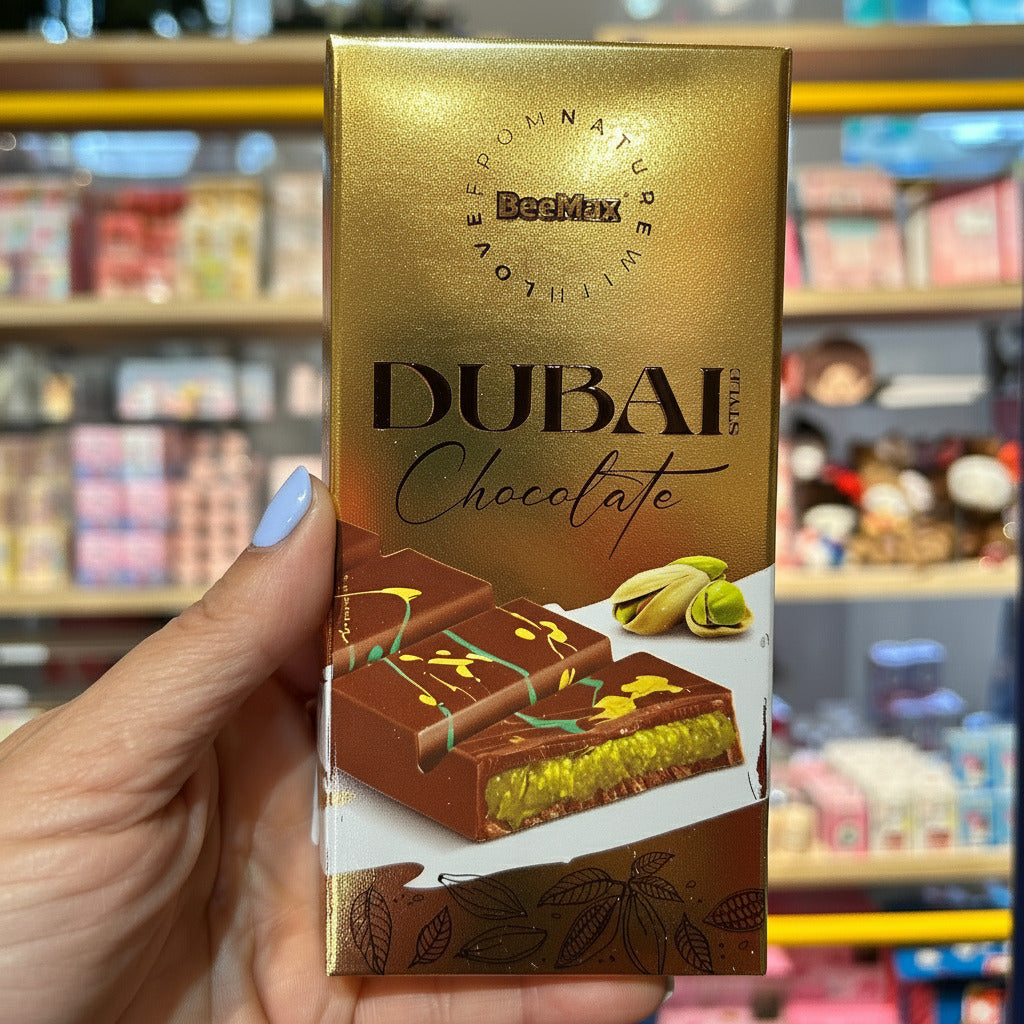 Dubai Chocolate Bar - Authentic Turkish Pistachio Kadayif