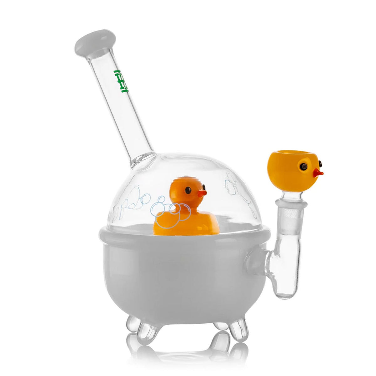 Ducky Bubbler Bong Aesthetic Bong - Smoke - Animal Novelty