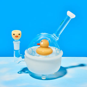Ducky Bubbler Bong Aesthetic Bong - Smoke - Animal Novelty