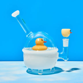 Ducky Bubbler Bong Aesthetic Bong - Smoke - Animal Novelty
