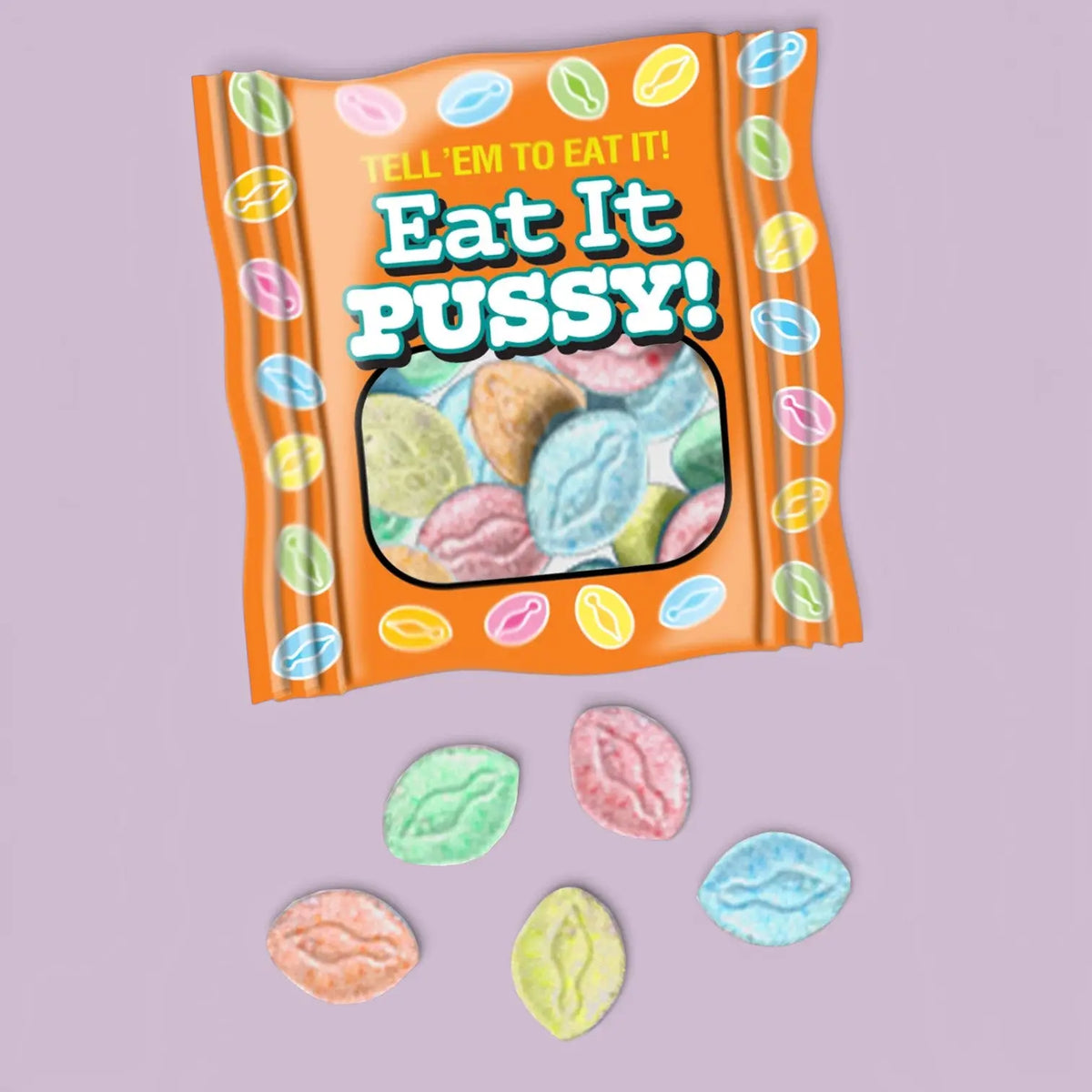 Eat it Pussy! Candy Novelty 3oz | Friends Nyc Brooklyn Ny