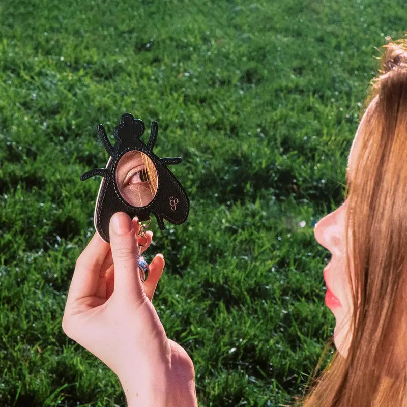 Edie Parker Fruit Fly Mirror Keychain | Friends Nyc