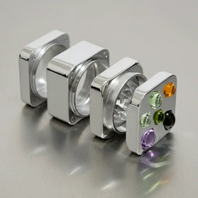 Edie Parker Gemstoned Grinder Silver | Friends Nyc Brooklyn