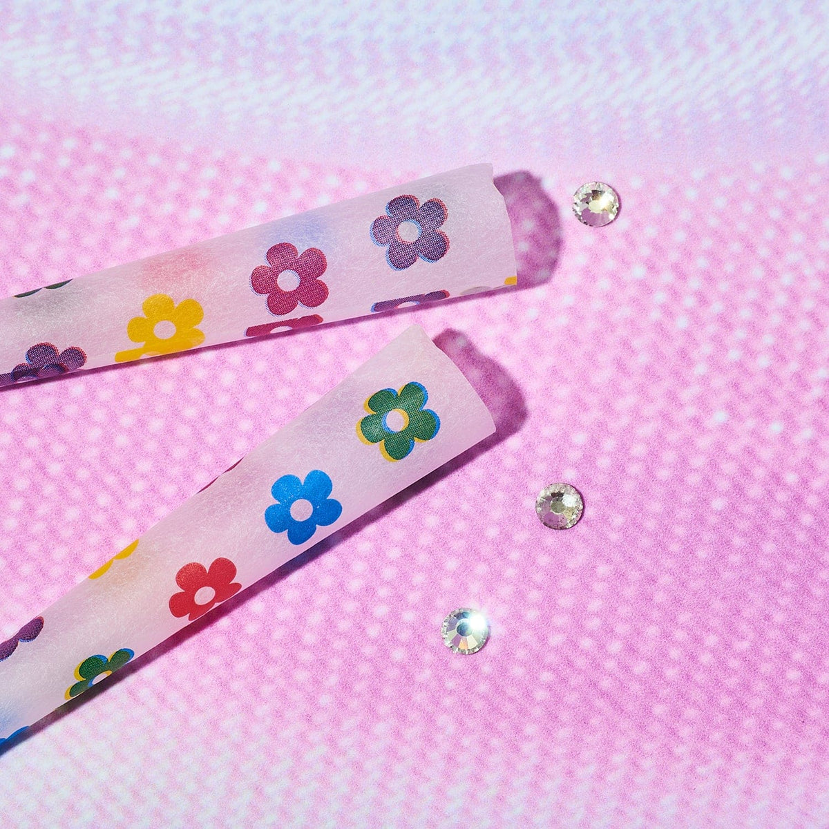 Edie Parker Signature Flower Cones - Rainbow Aesthetic