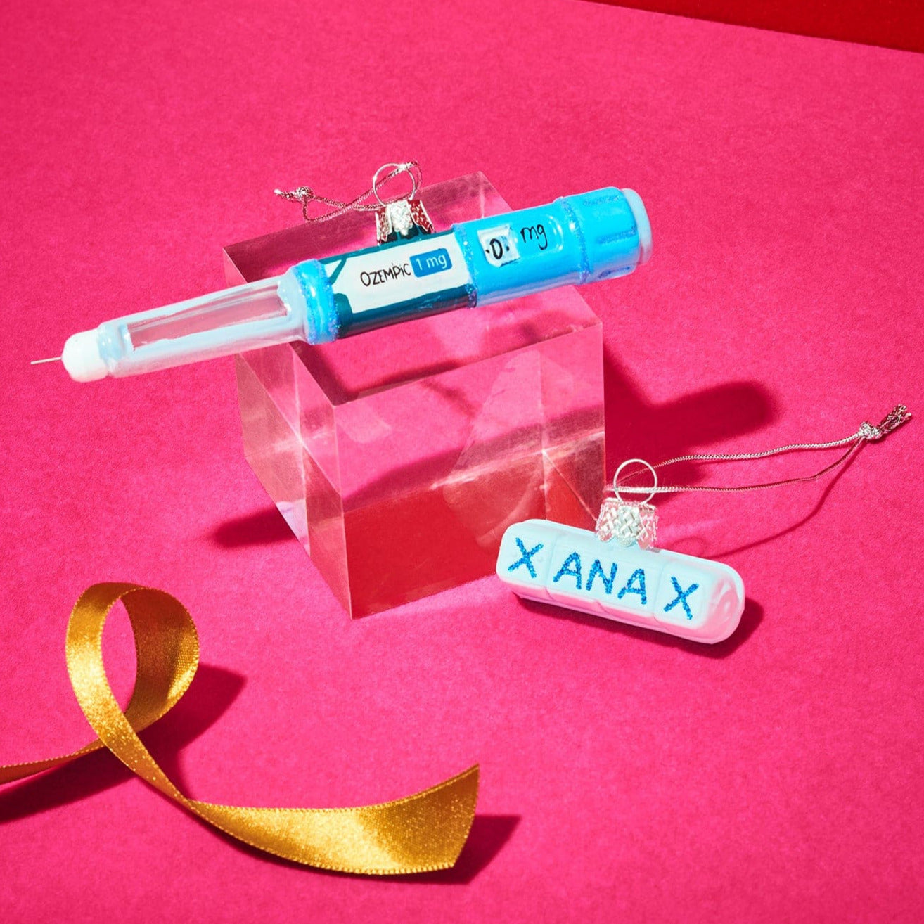 Extra Strength Xanax Ornament Anxiety Humor - Christmas