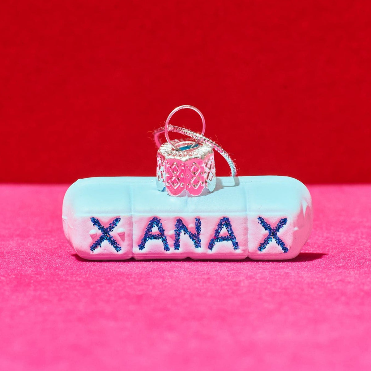 Extra Strength Xanax Ornament Anxiety Humor - Christmas