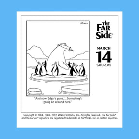 The Far Side 2026 off the Wall Day to Calendar Animal