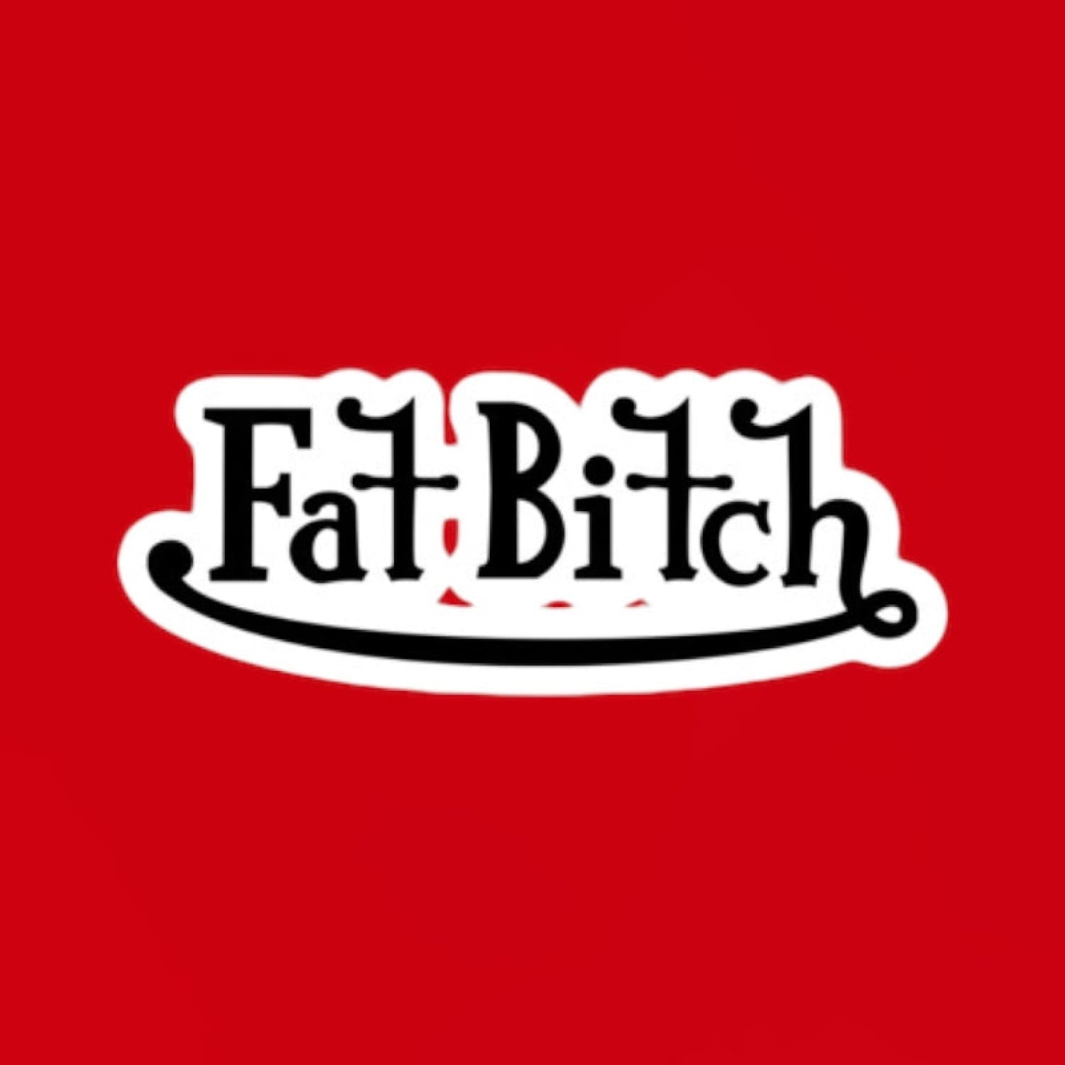 Fat Bitch Sticker Decorative Sticker - Fat Bitch - Feminist