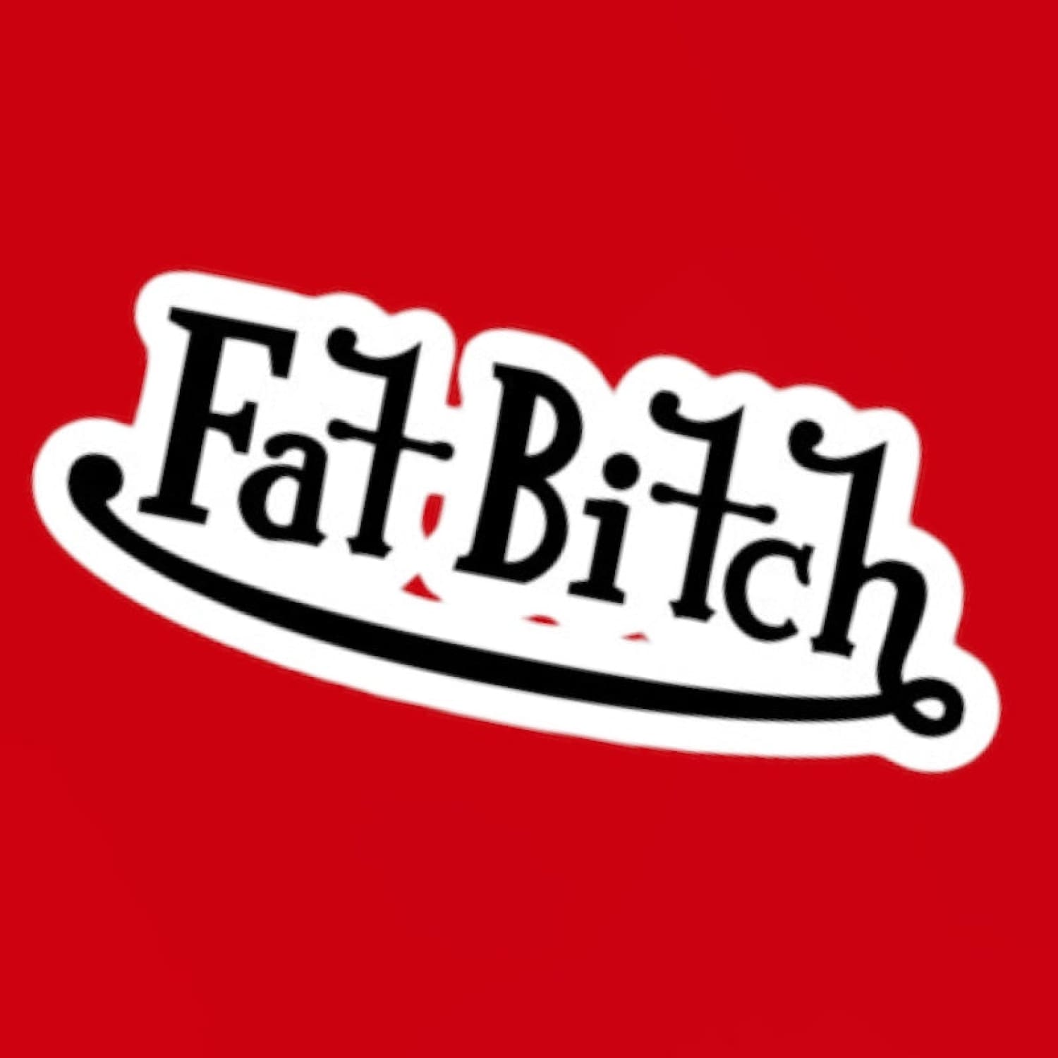 Fat Bitch Sticker Decorative Sticker - Fat Bitch - Feminist