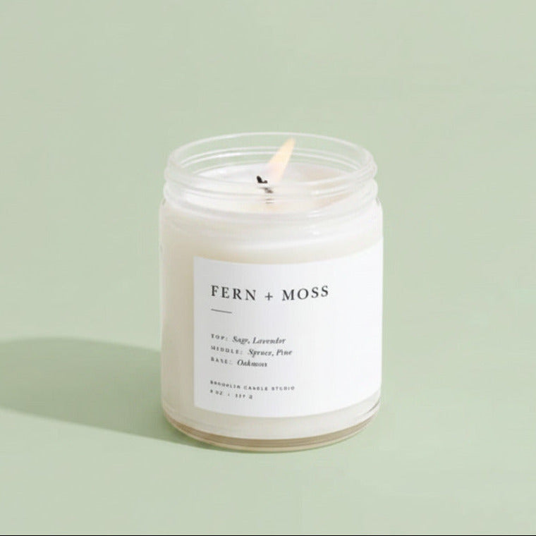 Fern + Moss Soy Wax Candle Brooklyn - Candle - Gift Guide
