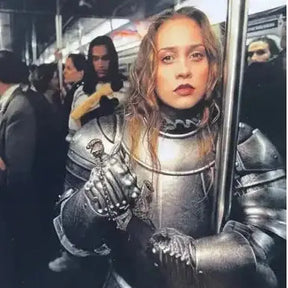 Fiona Apple in Armor Postcard Aw | Friends Nyc Brooklyn Ny