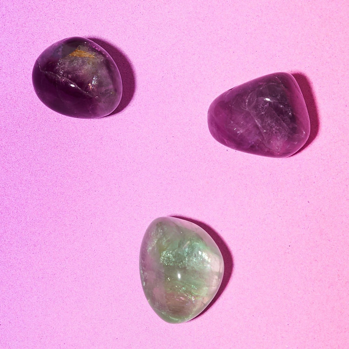 Web only Small Tumbled Crystal Fluorite Crystal - 