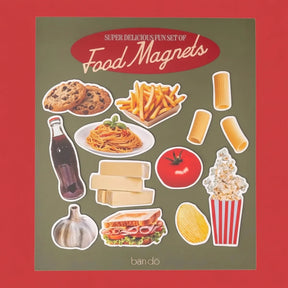 Food Fridge Magnets Set | Friends Nyc Brooklyn Ny
